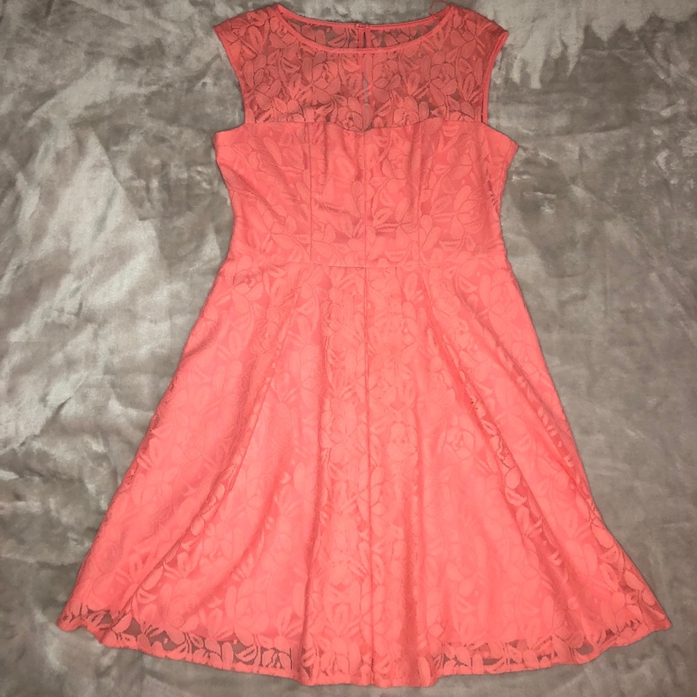 Pink laced dress!!!